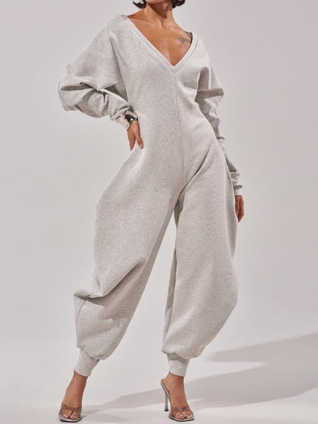 Comfy Cozy Sweatshirt Jumpsuit